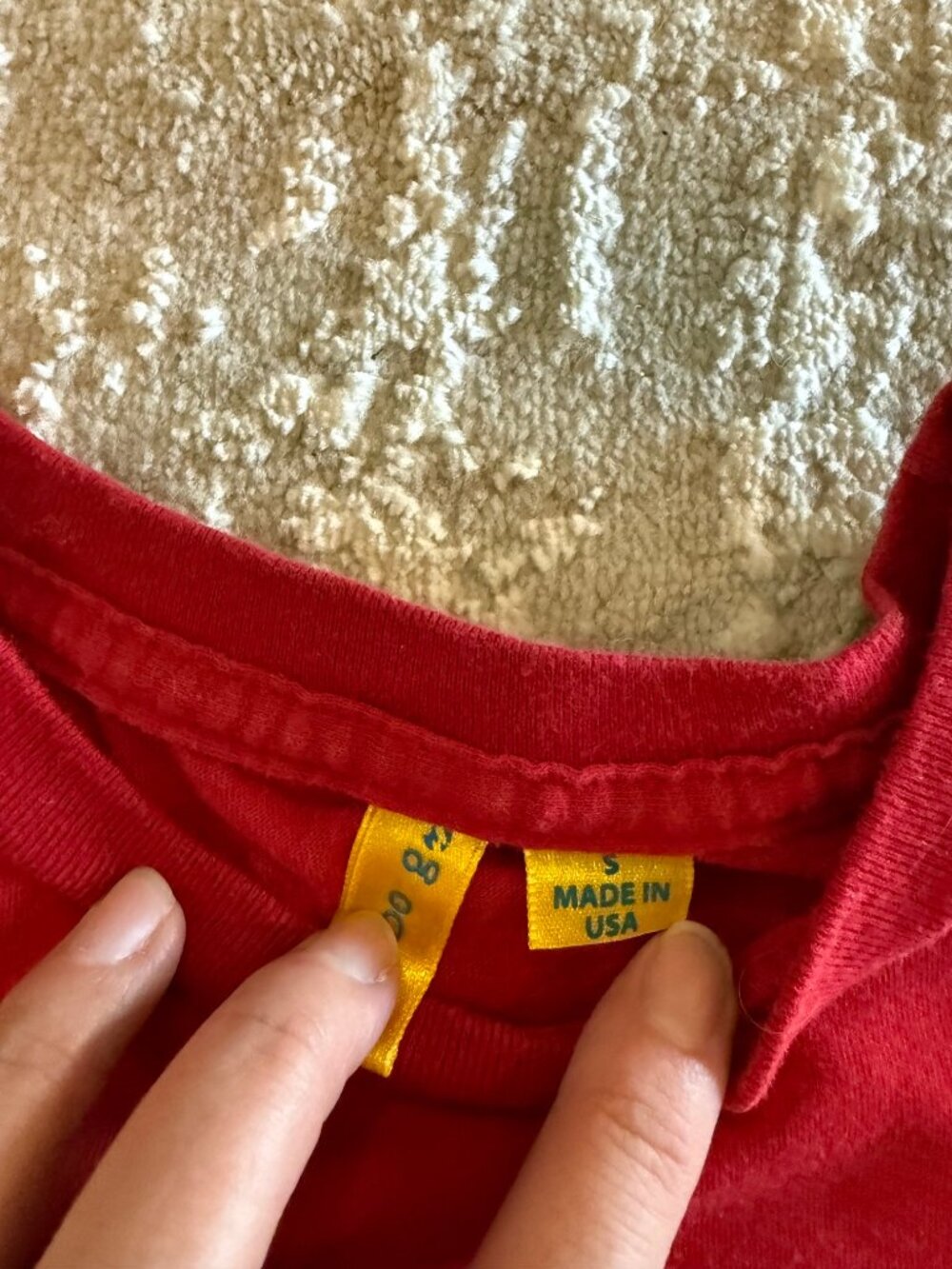 Small Red Vintage Juniors Billabong T-Shirt - Picture 3 of 4